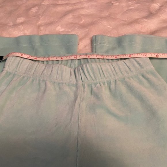 - Please Mum Rare Light Green Velour Pants Girls Size L NWT - Picture 5 of 10